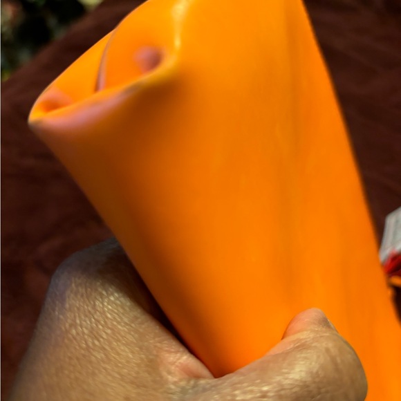 Hunter For Target Large Orange wristlet Size: 10" × 6.5" - Picture 7 of 9